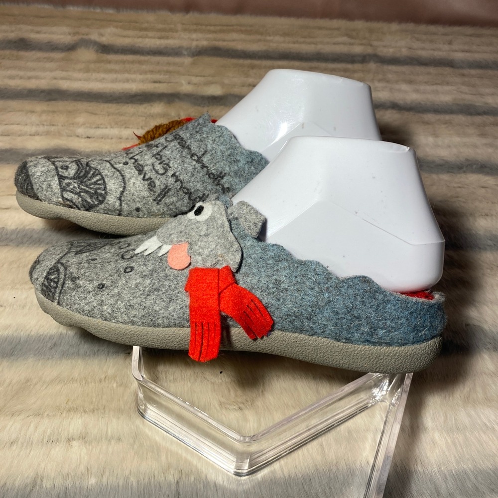 Flexus by Spring Step Little Red Riding Hood Wool Fairy Tale Slippers Size 38 - Picture 7 of 11